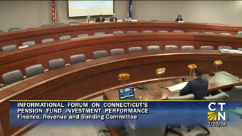 Click to Launch Finance, Revenue and Bonding Committee Informational Forum on Connecticut’s Pension Fund Investment Performance